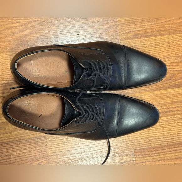 Mr. B’s black dress shoes wore only 2x US 11.5-13 - Picture 3 of 8